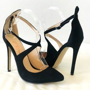 FSJ High Heels Sandals Detailed Ankle Strap